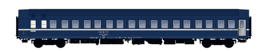 L.S. Models LS47252 - H0 - Schlafwagen T2S altes Logo, SBB, Ep. V